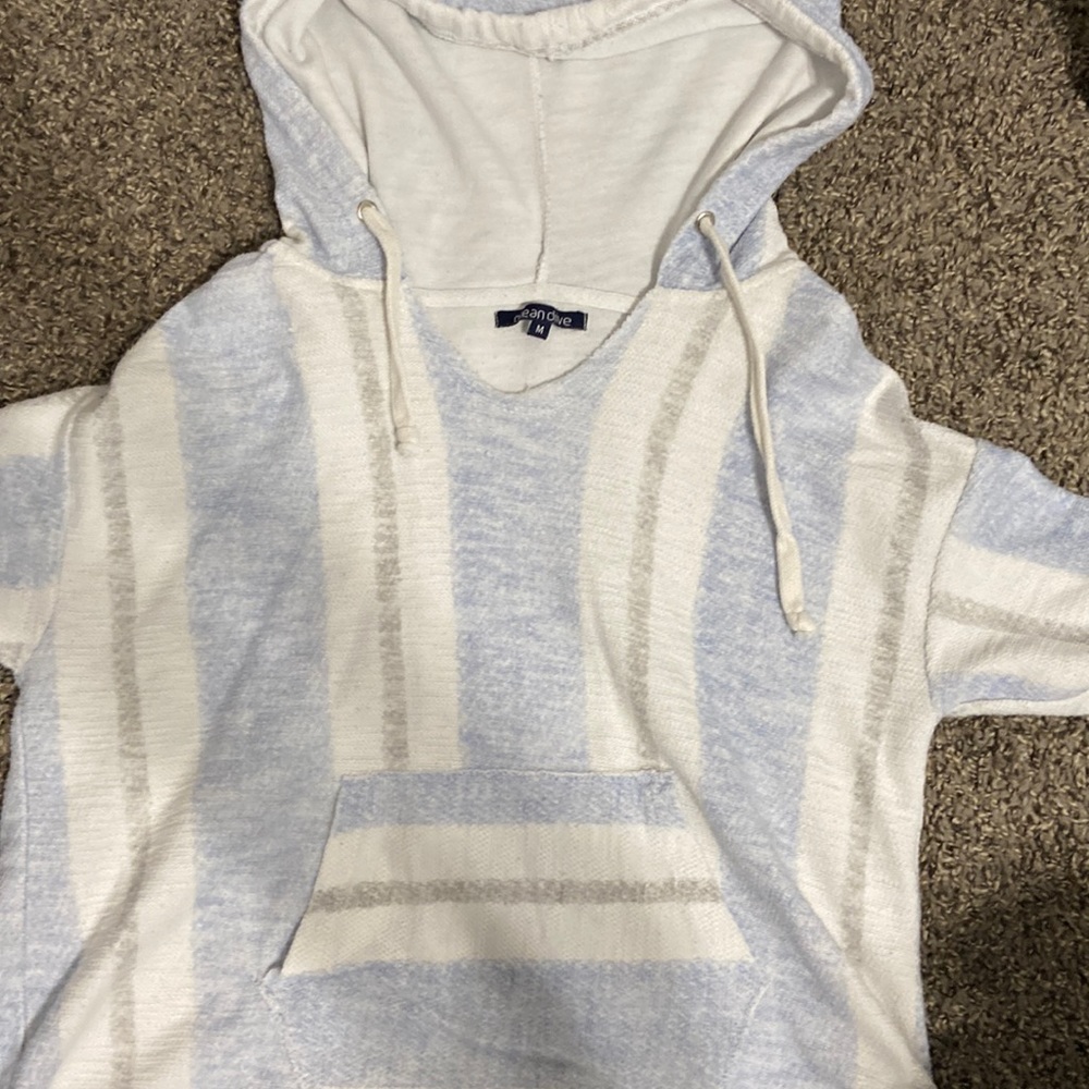 Ocean drive- cropped hoodie.